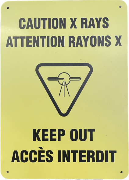 QNDE Affiches d’Avertissement de Radiation