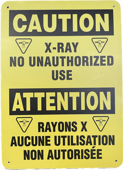 QNDE Affiches d’Avertissement de Radiation