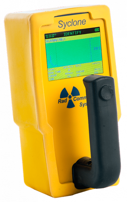 RadComm Syclone Portable Radiation Detector and Spectrometer