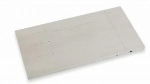 ASME N-625 reference plate, carbon steel 1018