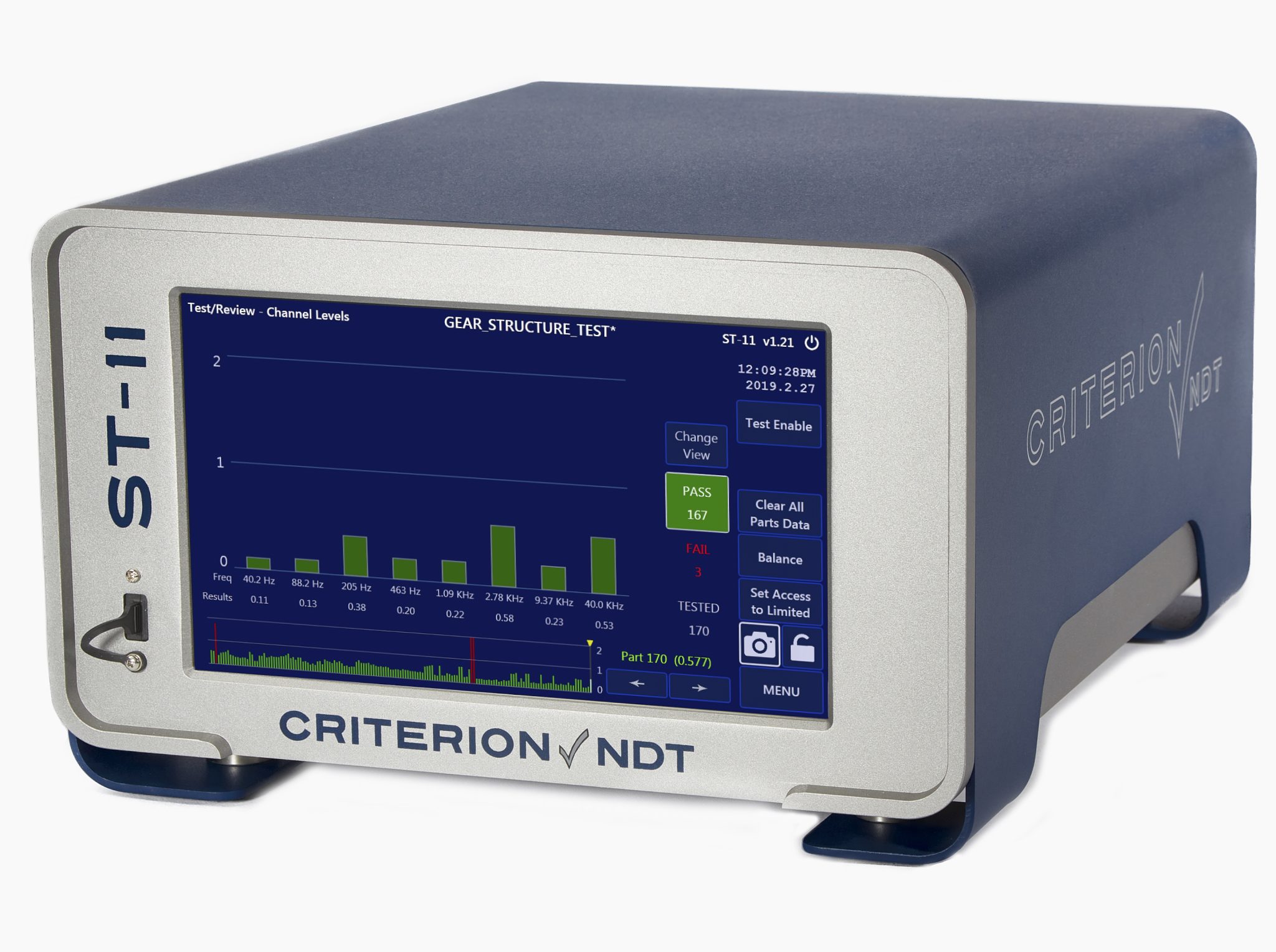 Criterion NDT ST-11 showcased on a white background